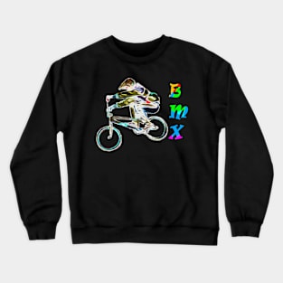 bmx racing Crewneck Sweatshirt